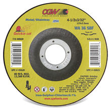 CGW Abrasives 45021 - Thin Reinforced Cut-Off Wheels