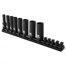 Irwin 1877481 - IRWIN Impact Performance Series Deep Well Socket Bits, 3/8-Inch Square Drive, 8-Piece