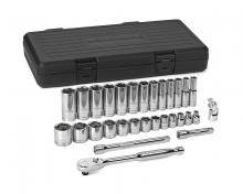 Apex 80569 - SET SKT SAE 3/8DR 6PT 30PC